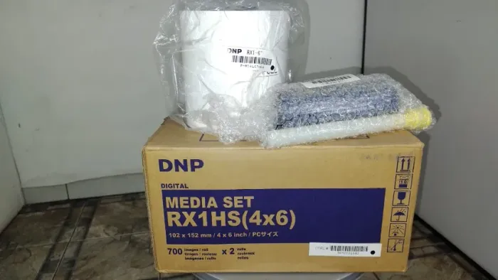Kit Papel e Ribbon DNP Rx1hs 4x6 10x15cm