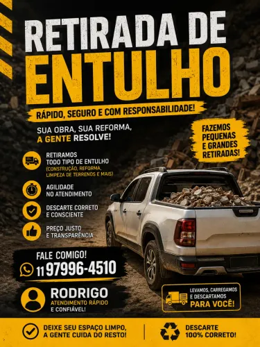 RETIRADA DE ENTULHO