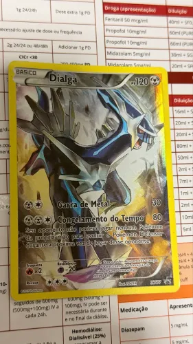 Carta Pokémon Dialga Promo XY77 Holo -LP