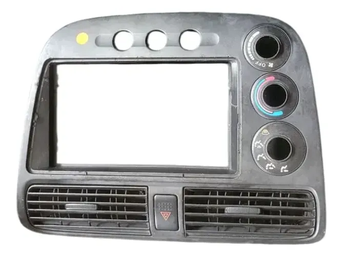 Moldura Painel Central Do Comando Ar Honda Civic 2005 (Usado) / MT