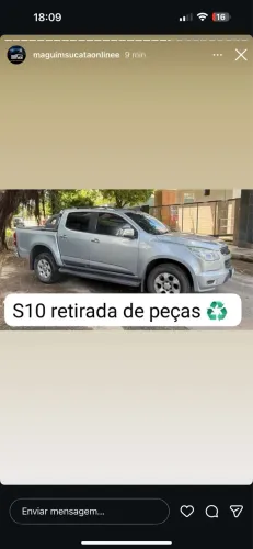 S10 2013 para retirada de peças 