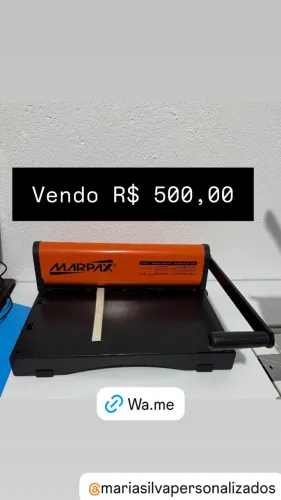 Encadernadora para espiral da Marpax pinos ajustados para A6 e A5