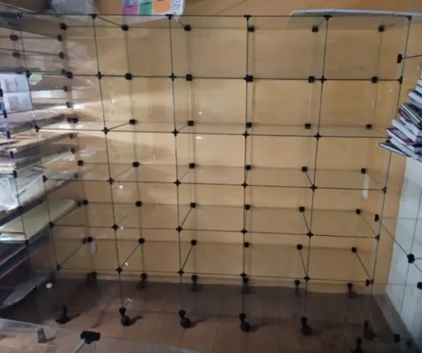 Prateleiras de vidro