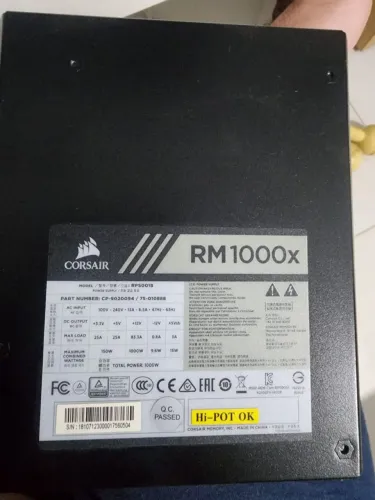 Fonte Corsair 1000w