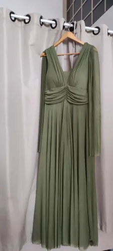Vestido verde oliva 