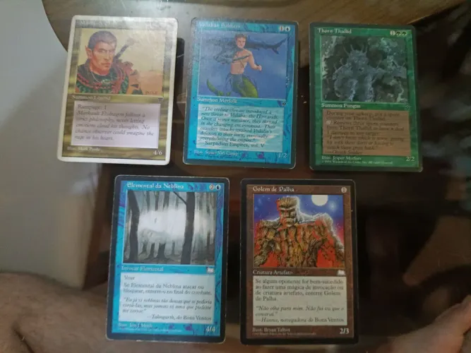 Magic the Gathering - Lote com 5 cartas