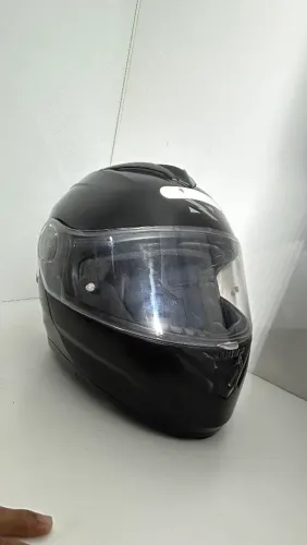 Capacete para moto Norisk 58 preto fosco com oculos