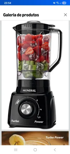 Liquidificador mondial 550w 2.2