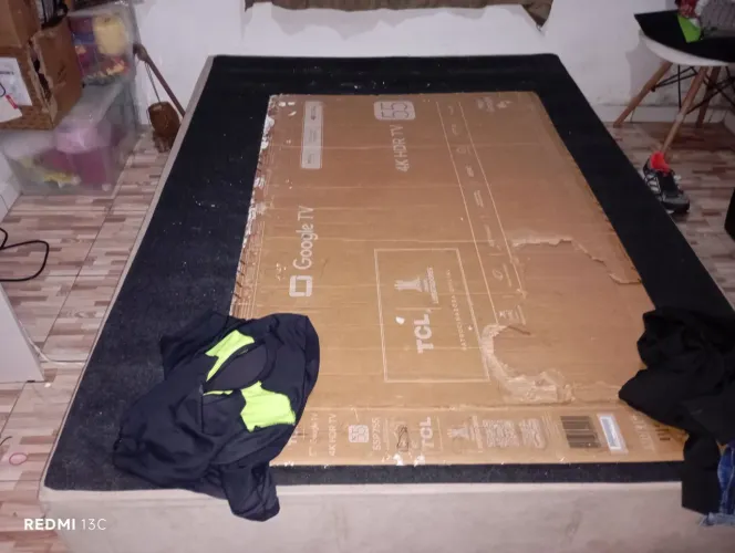 Base com colchão, cama box