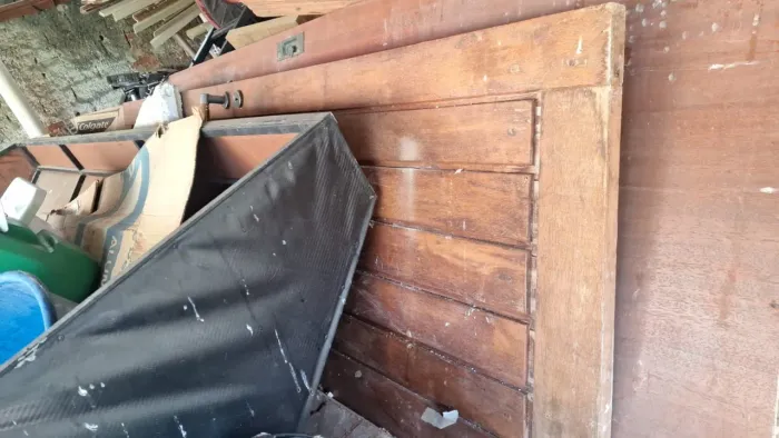 Porta maciça de angelin completa com forra