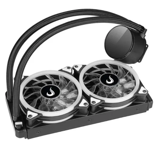 Water Cooler Rise Mode Gamer Black, RGB, 240mm, AMD/Intel, Preto -RM-WCB-02-RGB
