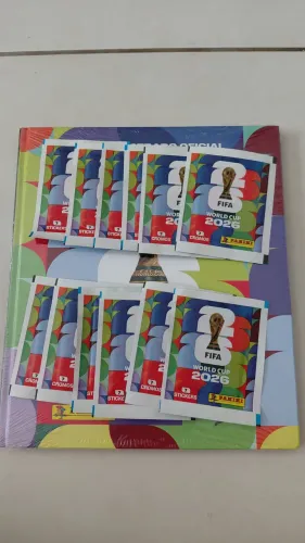 PROMOÇÃO ÁLBUM CAPA DURA + 12 PACOTINHOS - COPA 2026