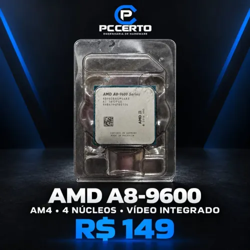 Processador AMD A8-9600 AM4 (4 Núcleos com Vídeo Integrado Radeon R7)
