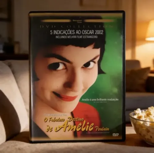 Filme Francês DVD - O Fabuloso Destino De Amelie Poulain - com Audrey Tautou