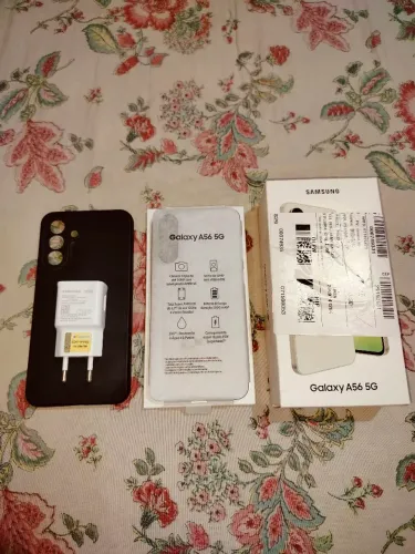 Vendo Galaxy A56 128GB Branco - Completo - Preço para venda rápida