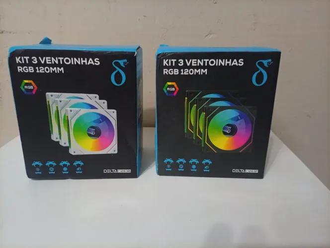 Kit 3fans + controladora+ controle