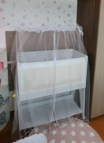 Mini berço 3 em 1- cor branca