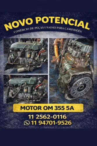 MOTOR 355 5A COMPLETO COM EMBREAGEM NOVA
