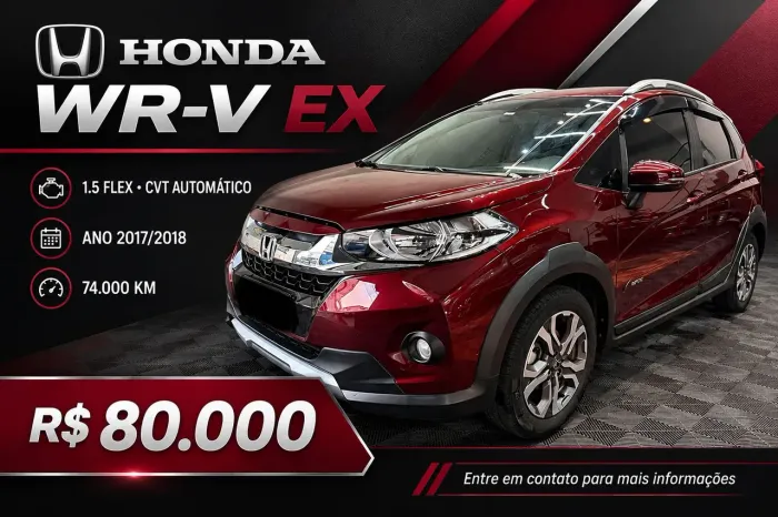 Honda WR-V EX 1.5 Flexone 16V 5P Aut. 2018