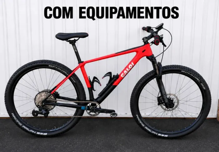 Caloi Elite Carbon Sport, Pedal Clip, GPS XOSS 2G, com equipamentos, ENTREGO!