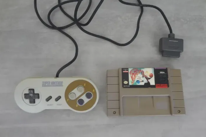 Jogo Michael Jordan Chaos In The Windy City Super Nintendo + Controle