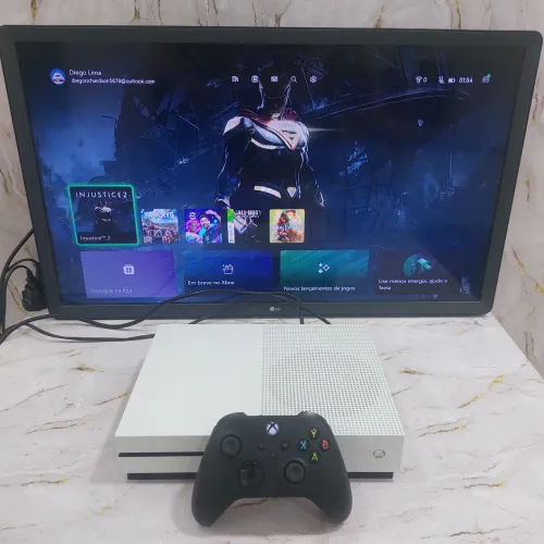 XBOX ONE S 1TB SUPER NOVO COM 07 JOGOS