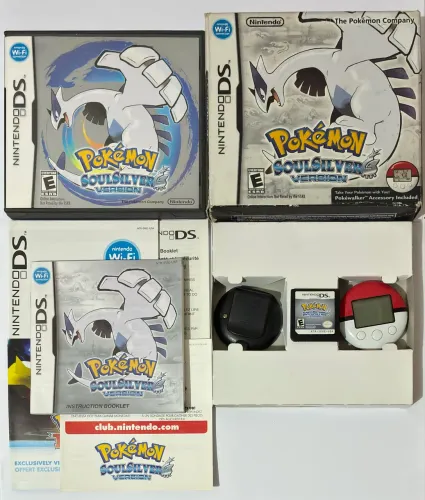 Pokémon Soul Silver Big Box com pokewalker 100% original em excelente estado