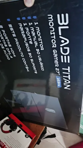 Monitor 27' New Hero 2K 165Hz 0,3ms de resposta