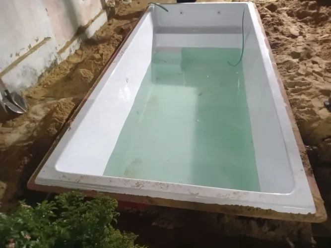 Piscina de fibra de vidro