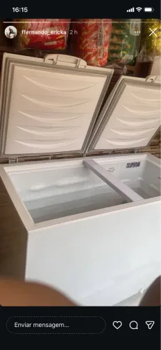 Vende-se um frizer um mês de uso