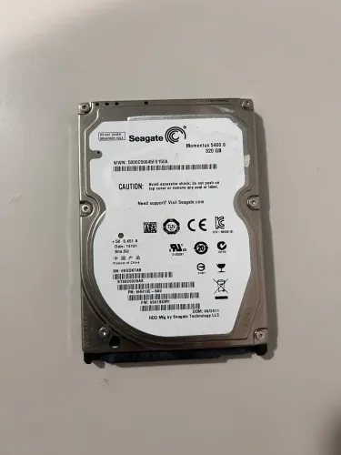 HD Notebook 320GB Seagate Momentus 2.5"