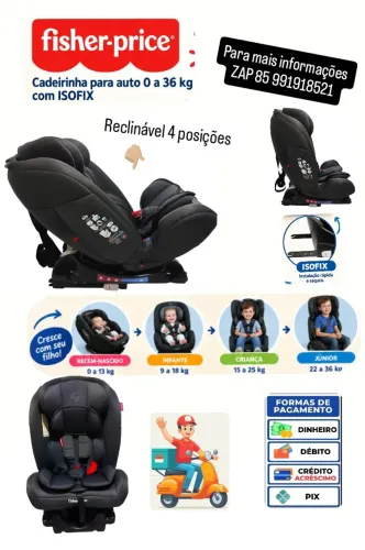 Cadeirinha de carro Fisher Price