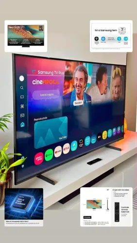 SAMSUNG SMART TV 55P. NEO QLED 4K | MODELO QN85F VERSÃO 2025 - R$ 2.490 À VISTA OU CARTÃO