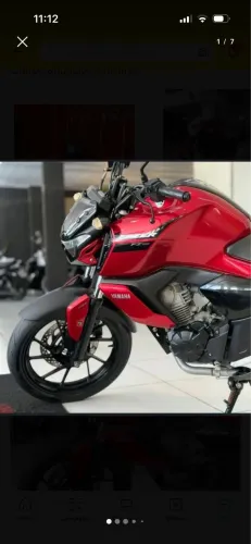 Fazer Fz15 Vermelha Quitada
