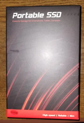 SSD Externo USB-C 3.2 Kootion 512GB [Leitura 2000mb/s Gravação 1800mb/s) (NOVO, LACRADO)