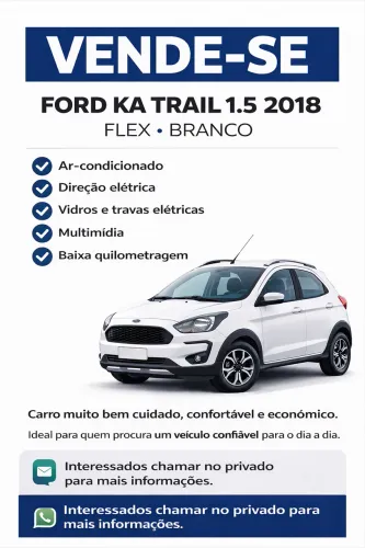 Ford KA Trail 1.5 16V Flex Mec. 5P 2018