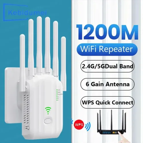 Repetidor expansor wifi 6 longo alcance super velocidade