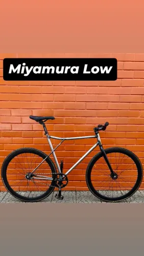 Bicicleta fixa nova miyamura lowpro 