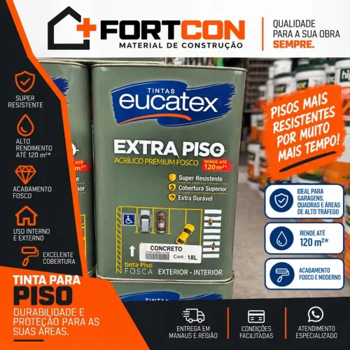 Tinta piso EUCATEX