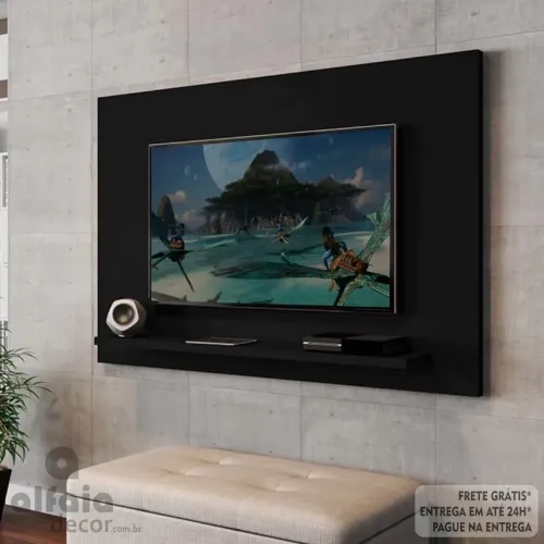 Painel Preto para TV 50 polegadas