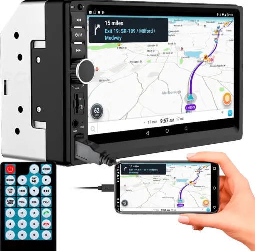 Central Multimídia First Option 7810h Com Espelhamento E Bluetooth