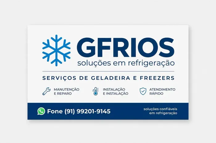 Serviços de geladeiras e freezers 150$