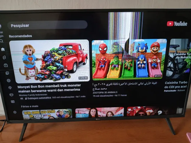 2 tv para retirada de peças