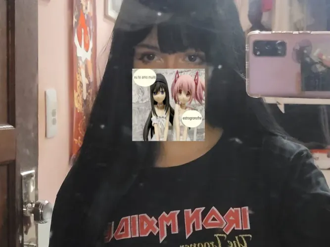 Peruca/Wig preta