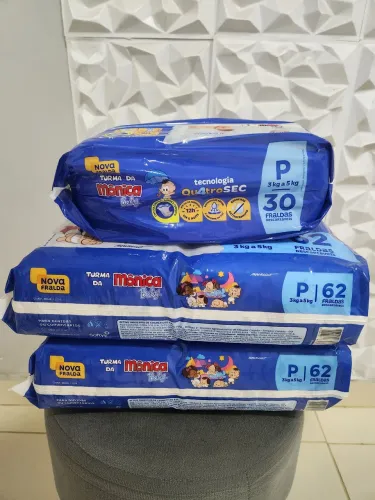 Fralda turma da Mônica 