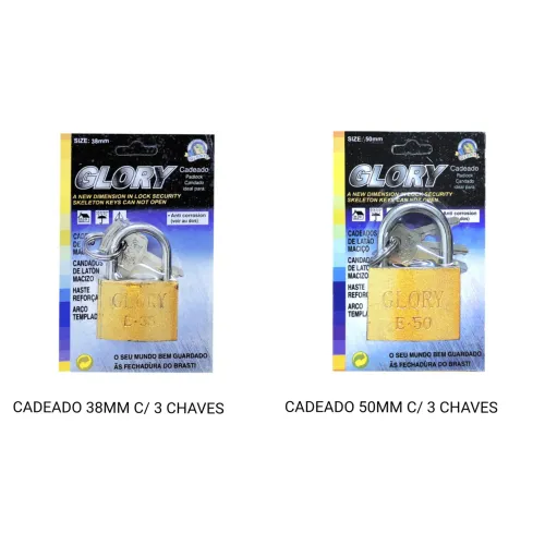 Kit cadeados + entrega grátis