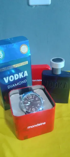 Kit Relógio + Perfume
