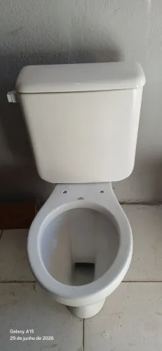 Vaso acoplado branco