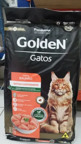Golden Gatos Castrados Salmão 10 kg