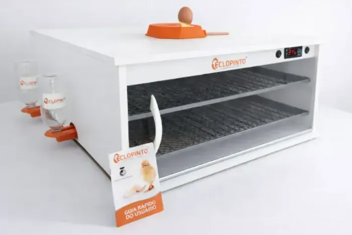 Chocadeira automática 240 ovos + Ovoscópio e água automática